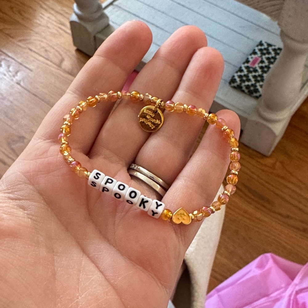 Little words project spooky bracelet NIB size m/l